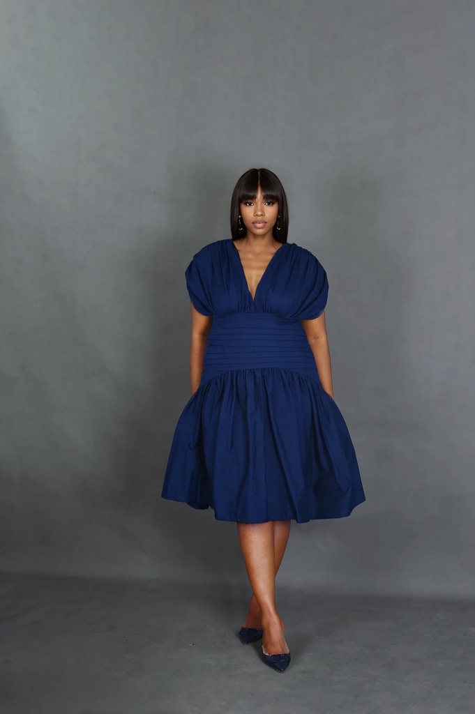 Ndile Oya Pleated Dress