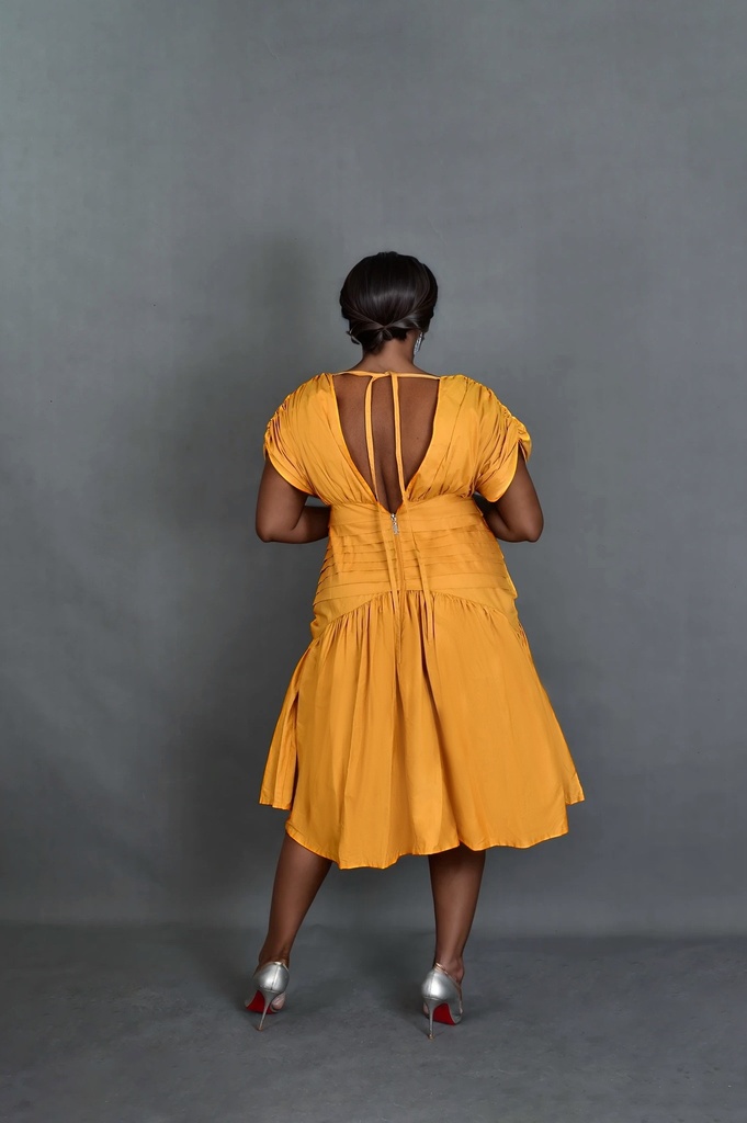 Ndile Oya Pleated Dress