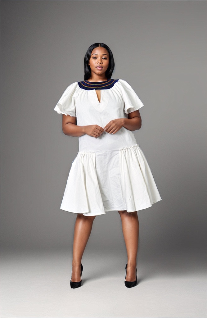 Nzeteh Linen Dress