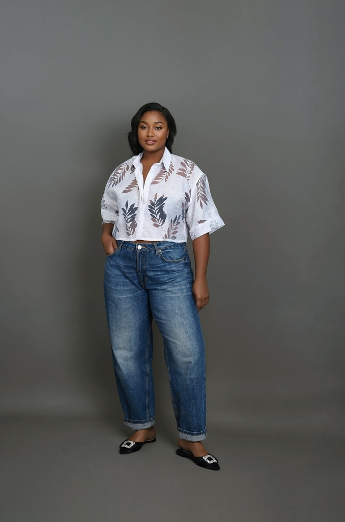 Nasara Lamu Crop Top