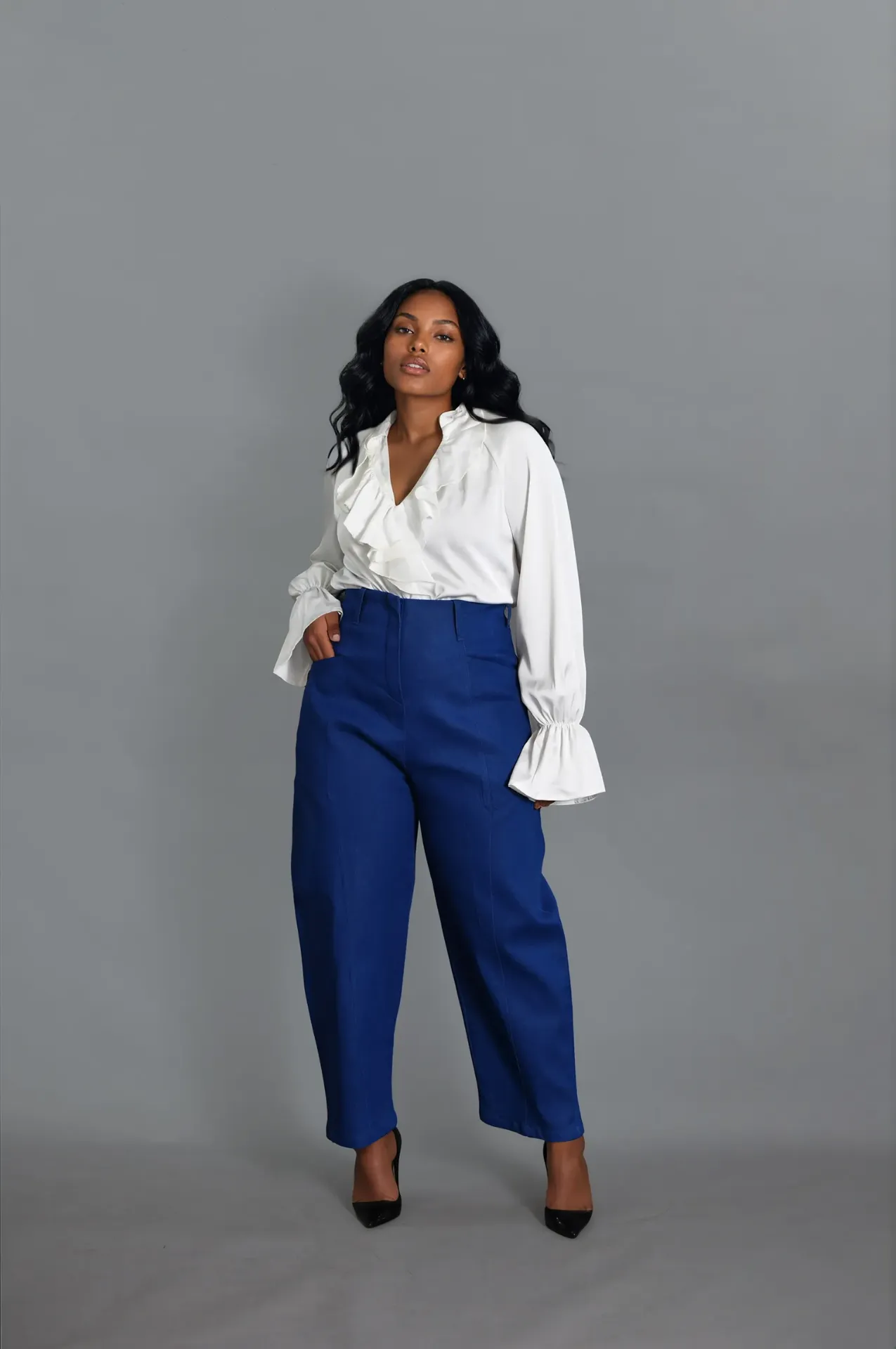 Mayese Etie Ruffle Top